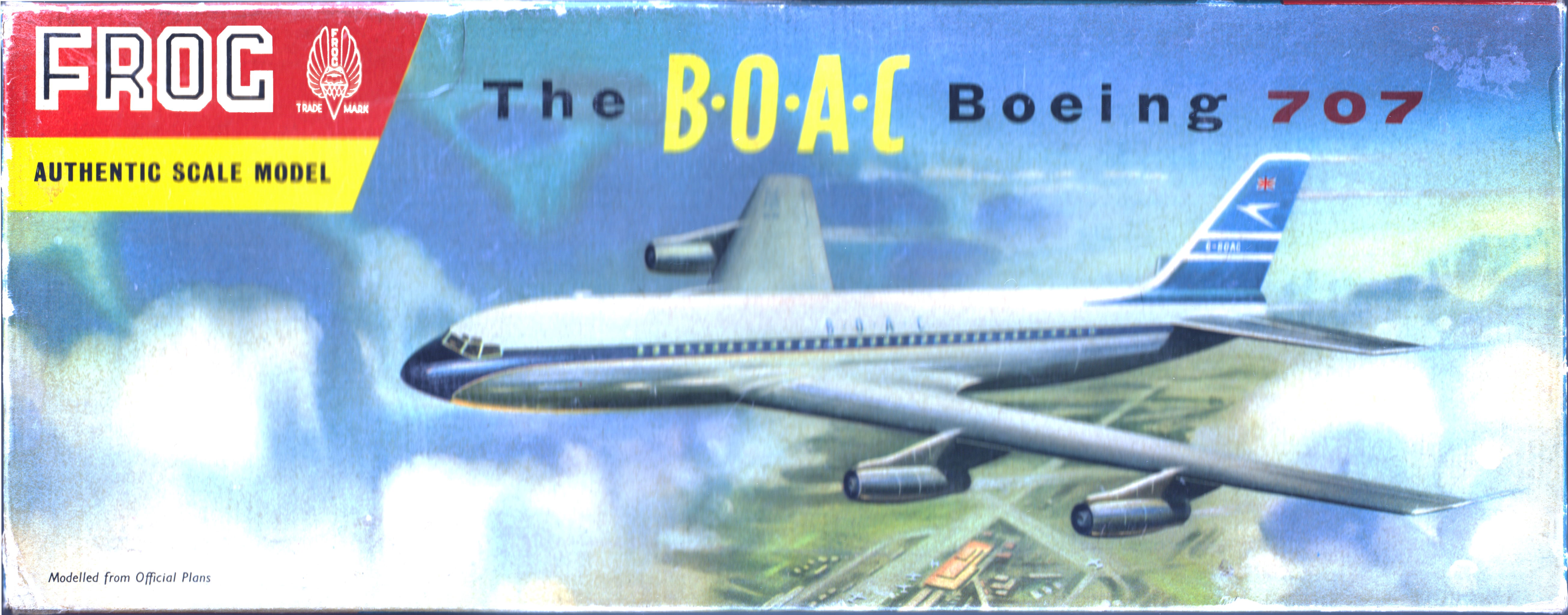 Коробка FROG 349P Boeing 707 Jet Airliner BOAC